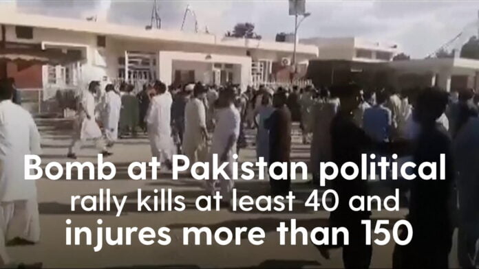 Bomb Blast at Political Rally in Pakistan, Kills 45, Injures Dozens, Know More