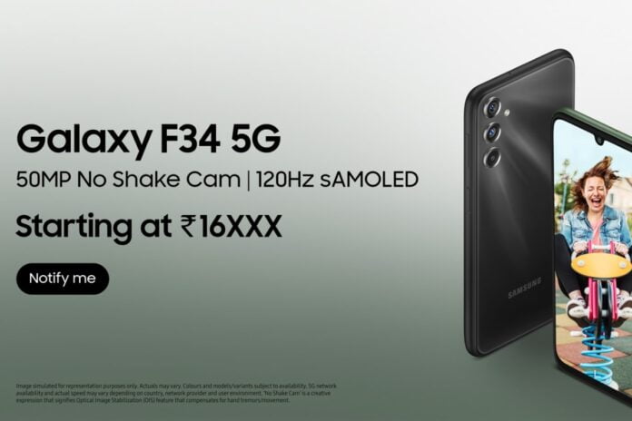 Samsung Galaxy F34 5G India Launch Date Set: Price Range Teased