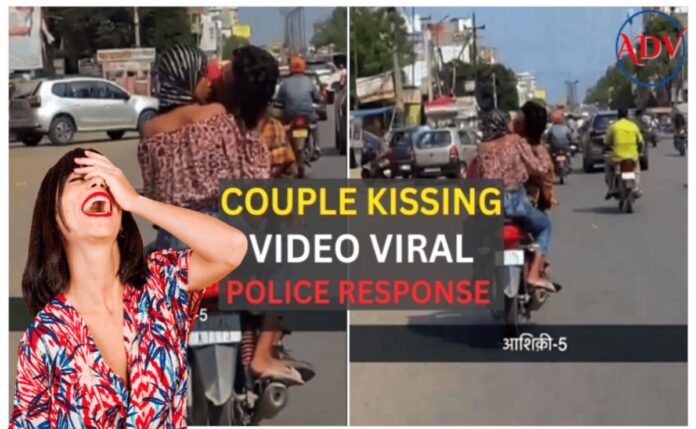 Couple in Jaipur Spotted Kissing on Moving Motorcycle; Police