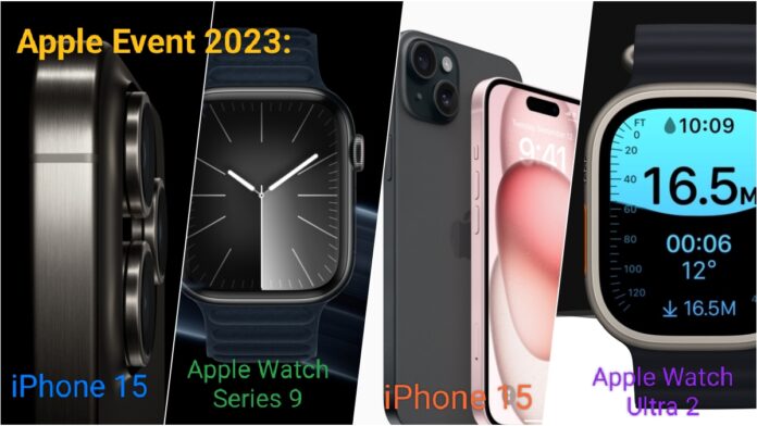 Apple Event 2023: iPhone 15, Apple Watch Series 9, Apple Watch Ultra 2