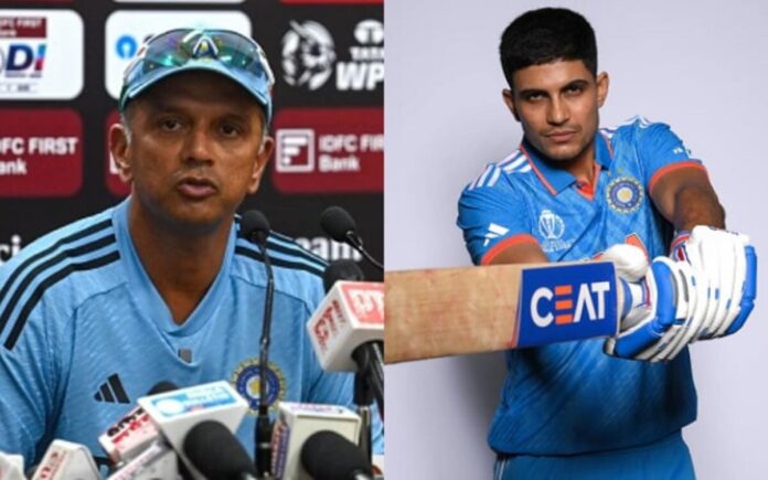 Dravid Shares major Update on Shubman Gill's Availability for India's 2023 World Cup Match Against Australia
